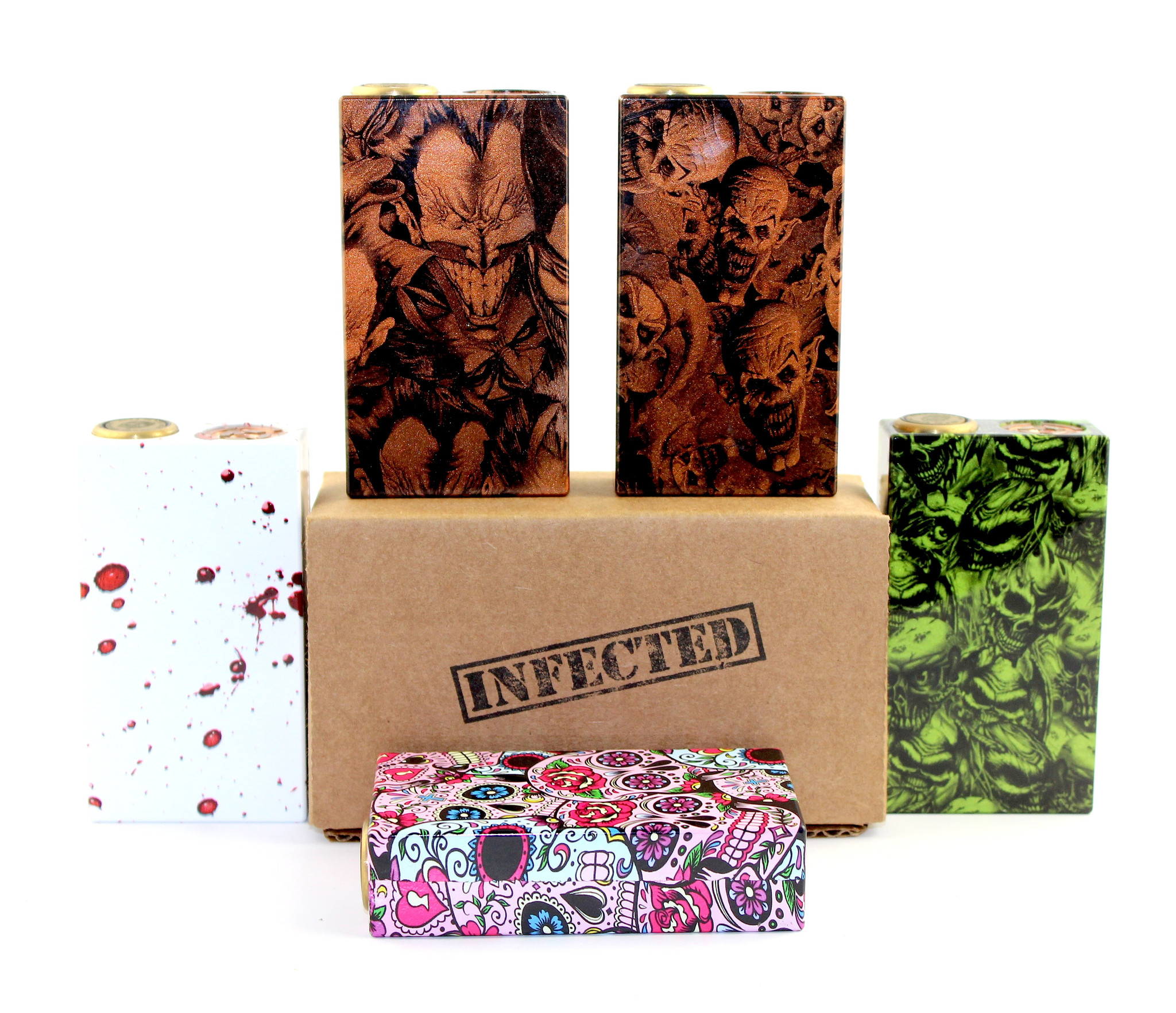 Hydro Dipped Infected Box Mod